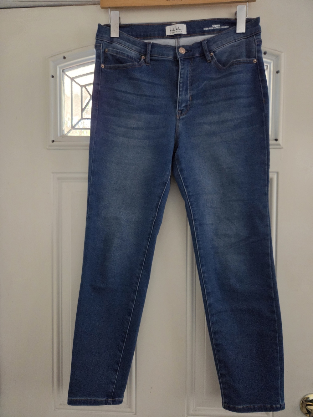 Nicole Miller Women's Skinny Jeans - Dark Blue Wash